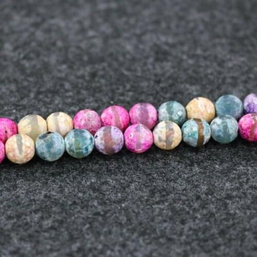 10mm 38pcs/lot, TOP Quality ! Pink Yellow Handmade Loose Spacer Round Stone Beads Bracelet DIY Jewelry Making