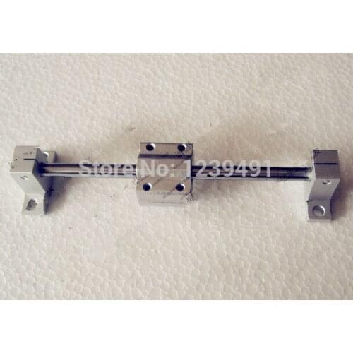 2pcs 10mm -L600mm + 4pcs SCS10UU linear block + 4pcs SK10 shaft support