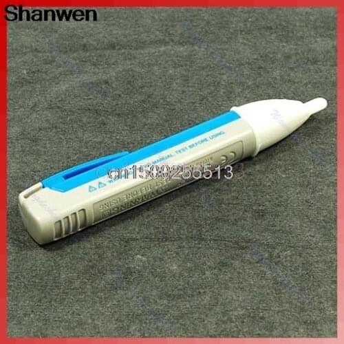 2pcs/lot Power Tester Pen Electric Socket Wall AC Power Outlet Voltage Detector Sensor Tester Pen LED light indicator 90-1000V