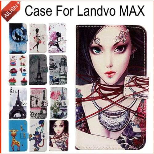 AiLiShi Factory Direct! For Landvo MAX Case Flip Stand With Card Slot Leather Case Cover Bag 100% Special Phone Accessories
