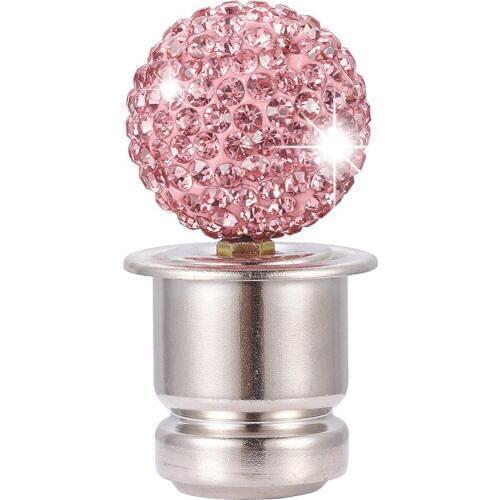 Shiny Car Cigarette Lighter Eject Button 12V Accessory Push Button Automobile Interior Accessories Cigarette Lighter