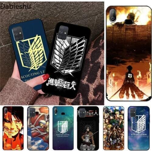 Anime Japanese attack on Titan Phone Case Cover For Samsung Galaxy A21S A01 A11 A31 A81 A10 A20E A30 A40 A50 A70 A80 A71 A51