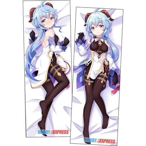 Hobby Express Anime Dakimakura Japanese Otaku Waifu Hugging Body Pillow Cover Genshin Impact Ganyu 21114