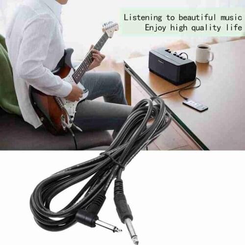 3/5M Electric Guitar Cable Wire Cord Shielded Bass Amplifier Instruments For Guitar Cord Lead Cable Musical Line Audio S8A9