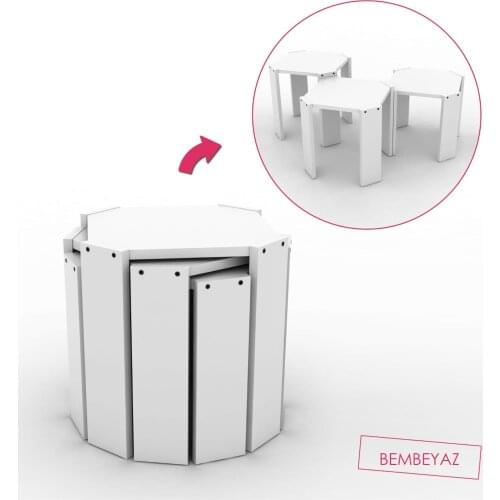 Hansel Zigon Coffee Table (Whitest) different coffee table