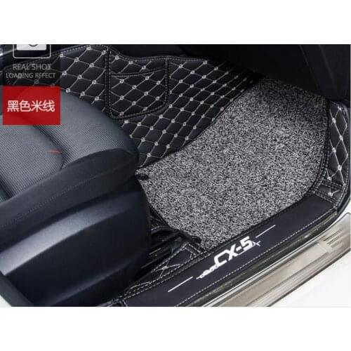 Car trunk mat floor mats for Mazda CX5 CX-5 2017 -2019 car styling all surrounded by special modified accessories