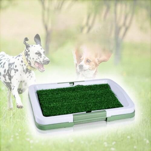 Hot Artificial Grass Urinal Pad Pet Lawn Toilet Mat Indoor Puppy Dog Potty Training Tray Grass House Toilet Tray Fast Delivery