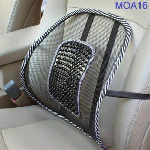 Soft Car Seat Chair Cushion Pad Massage Vent Mesh Lumbar Lower Back Brace Support Seat Supplies