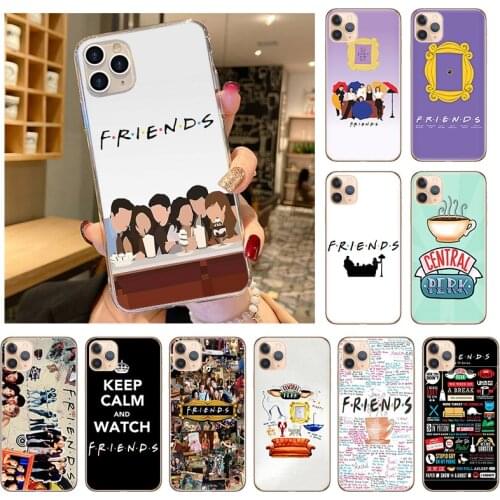 SOFT TPU clear Silicone Phone Case for iphone 12 11 Pro XSMax X XR 7 8 6 Plus SE2020 Classic Friends tv show series Family cover