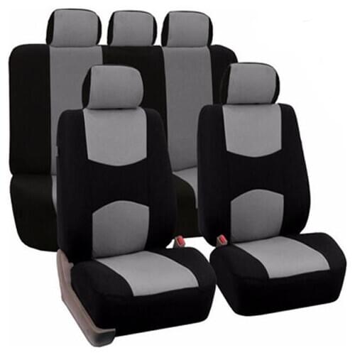 New High Quality Universal Car Seat Cover 9Pieces Full Seat Covers for Crossovers Sedan Auto Interior Styling Decoration Protect