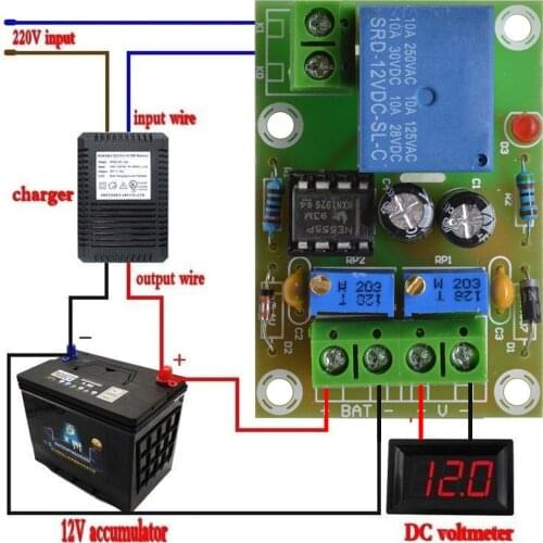 12V XH-M601 Intelligent Charger Power Control Panel Automatic Charging Power Battery Charging Control Board For Diy Kit