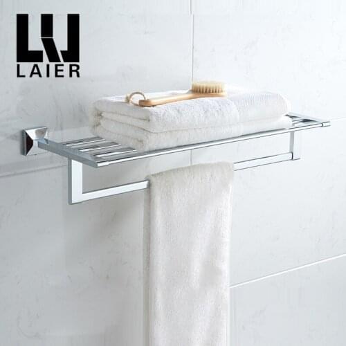 Vidric Full bathroom accessories copper rod hanging towel rack towel rack bathroom rack bathroom wall shelving