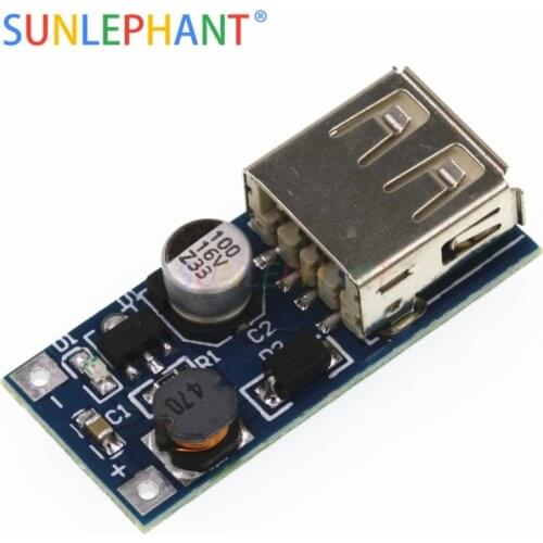 DC DC 0.9V-5V to 5V 600MA Power Bank Charger Step Up Boost Converter Supply Voltage Module USB Output Charging Circuit Board