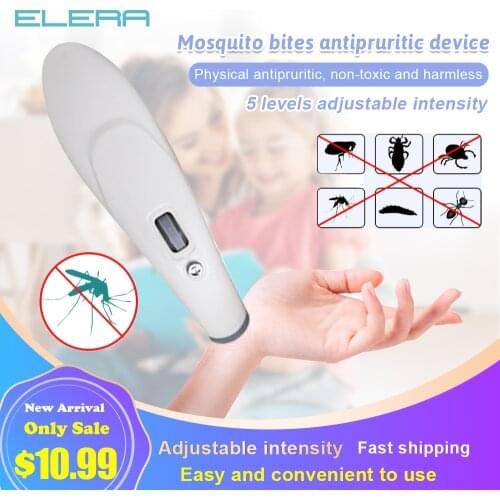 Adjustable 5 Block Intensity Electric Mosquito Bite Home Anti-itching Device For Children and Adult Insect Bite Healer