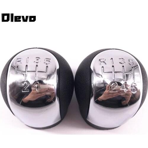 Chromed 5 6 Speed MT Gear Shift Knob for OPEL VECTRA C SIGNUM 2002-2005 Shifter Headball Pen Arm Gearshift Lever Stick Head Ball