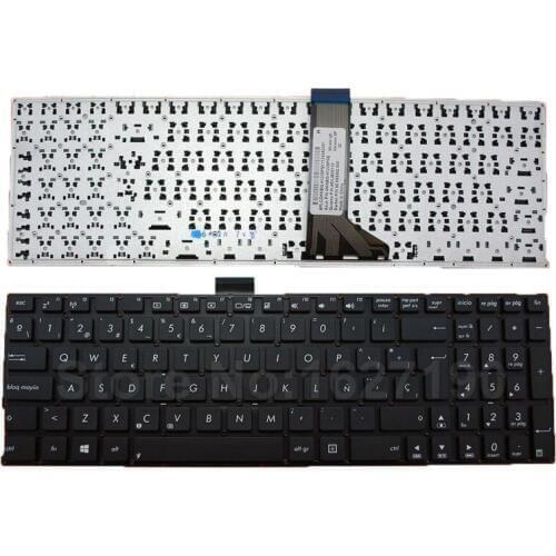 SP/Spanish Laptop Keyboard for ASUS K555 X555 BLACK Without FRAME Win8 New Laptop Keyboards With