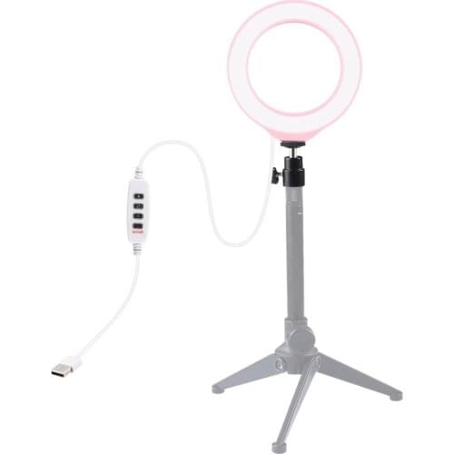 PULUZ 4.7-Inch Ring Light Three-Mode Dimmable USB Luz Led Ringlight For Tik Tok Youtube Makeups Live Video Streaming Fill Lamp