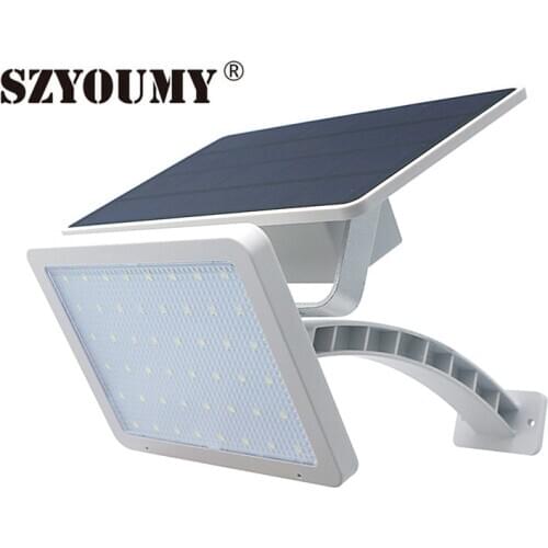 SZYOUMY Solar Street Wall Light Split 48led Outdoor Garden Yath Waterproof Super Bright Security Solar Lamp