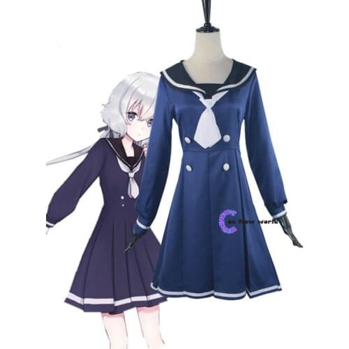 Anime Zombieland Saga Junko Konno Cosplay Woman Cosplay JK Uniform Minamoto Sakura School Girl Skirt Lolita Dress Casual Cosplay