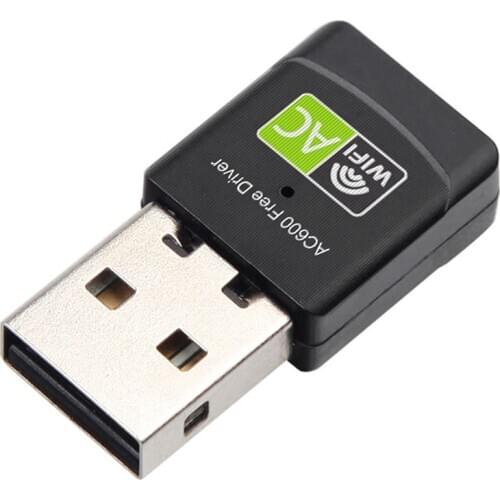 USB WiFi Adapter 2.4GHz 5GHz 600Mbps WiFi Antenna Dual Band 802.11b/n/g/ac Mini Wireless Computer Network Card Receiver