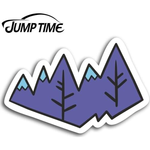 Jump Time for Cool Mountain Ski Snowboard Vinyl Stickers Sticker Laptop Gift Car Decal Window Wiper Trunk Car Styling