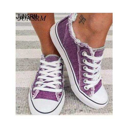 2021 New Cowboy shoes low-top canvas sneakers ladies casual lace-up flat shoes women summer and autumn vulcanized sneakers