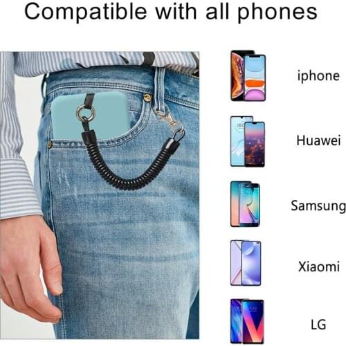 Mobile Phone Lanyard Elastic Sling Holder Case Cover for Mobile Phone Accessories Key Chain ID Card Holder Lanyard Wristband