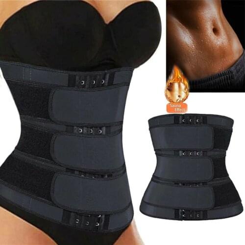 Women Shaperwear Waist Trainer Neoprene Sauna Belt Weight Loss Cincher Body Shaper Tummy Control Strap Slimming Fitness Belt 3XL