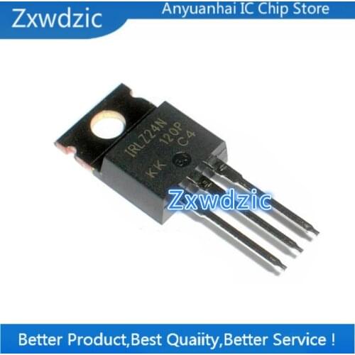 Zxwdzic 10pcs new original imported IRLZ24NPBF IRLZ24N TO-220 MOS tube N channel 55V 18A