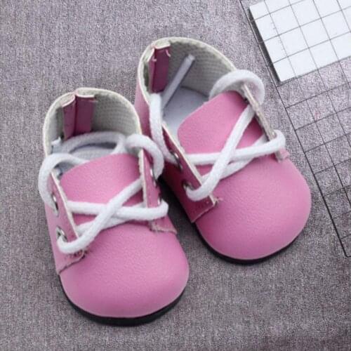 1 Pair Shoes Casual Fine Workmanship Faux Leather Figure Doll Sports Shoes for Gift