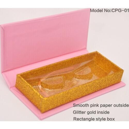 100pcs Wholesale False Eyelash Packaging Box Customized Logo Individual Fake 3d Mink Lashes Extension Boxes Faux Cils Empty Case