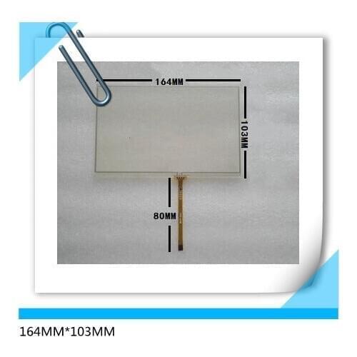 164*103 new 7 inch car DVD navigation GPS 4 wire resistance touch screen LCD panel 164MM*103MM free shipping