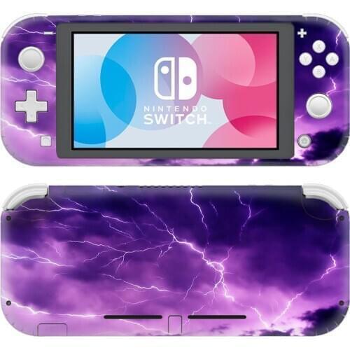 2 Styles Lightning Style Vinyl Decal Skin Sticker For Nintendo Switch Lite NSL Console Protector Game Accessoriy