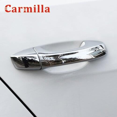 ABS Chrome Car Door Handle Cover Trim Sticker for VW Volkswagen Golf 7 MK7 7.5 MK7.5 2012-2019 for Skoda Octavia A7 Accessories