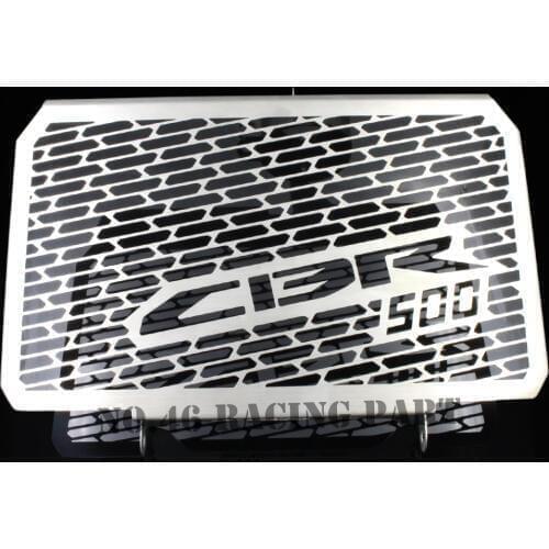 Silver Motorcycle Accessories Radiator Guard Protector Grille Grill Cover For HONDA CBR 500 R /500R CBR500 R CBR500R 2013-2019