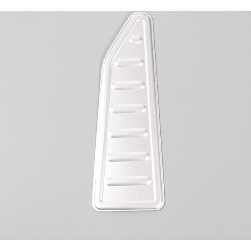 Car Aluminum Alloy Left Foot Rest Pedal Cover Trim Interior Styling For Jeep Renegade 2015 2016 Auto Mouldings Silver