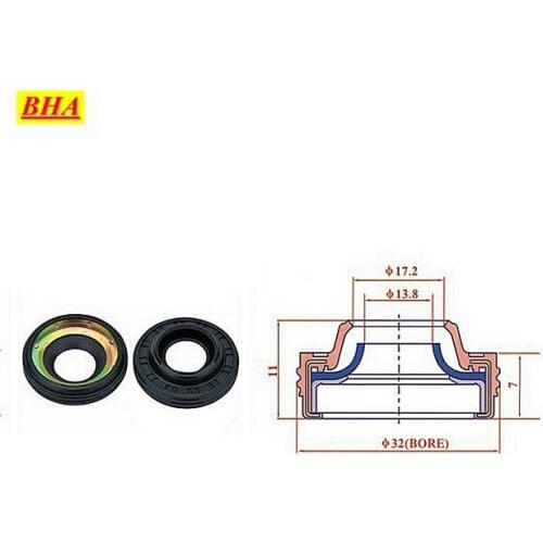 Free Shipping,compressor oil seal for For Nippon Denso 10pa 32c New type compressor oil seal
