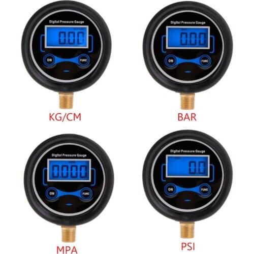 Digital Tire Pressure Gauge Car Bike Motorcycle Tyre Tester Air PSI Meter 1/8NPT