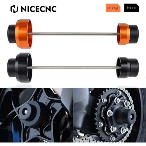 NiceCNC Rear Axle Slider Swingarm Protector Rear Axle Slider Swingarm Protector Guard For KTM 1290 Super Duke R 2014-2021