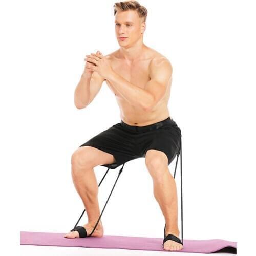 Butt Training Band Fitness Resistance Bands Adjustable Waist Belt Pedal Exerciser for Glutes Legs Muscle Workout Crossfit