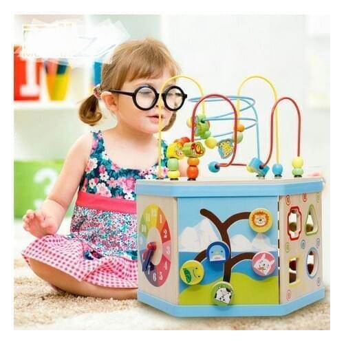 Math Toys Learning & Education Toys & Hobbies Hexagon multi functional round pearl beads kit montessori toys alphabet soroban