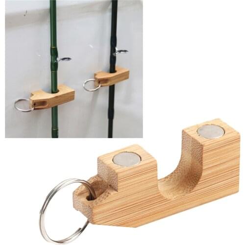 Mini Magnetic Fly Fishing Rod Holder Stand Fishing Rod Keeper Car Rod Rack