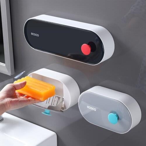 Wall-Mounted Soap Dish For Bathroom Portable Soap Storage Box Household Bathroom For Bath Accessories Soap Dish Fitting Sets