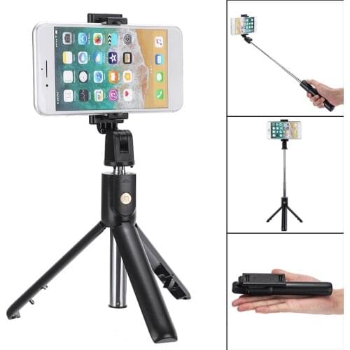 New Arrival 1pc Universal Portable Wireless Mini Extendable Selfie Stick Tripod Stand for Camera Photo Accessories