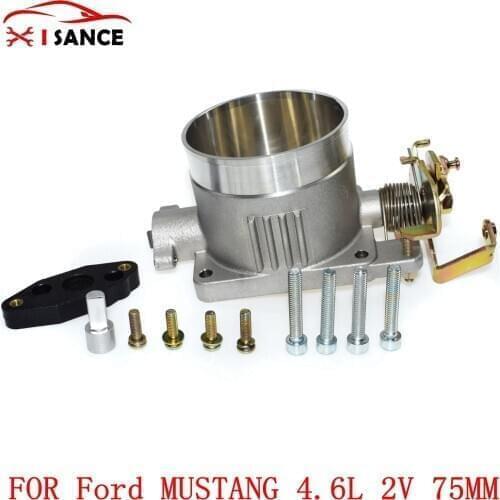 NEW 75mm Throttle Body For Ford Mustang GT 4.6L 2V V8 1996 1997 1998 1999 2000 2001 2002 2003 2004