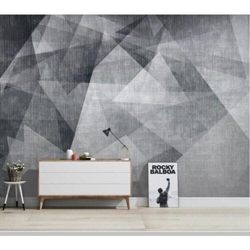 Papel de parede Modern minimalist retro geometric abstract graphic 3d wallpaper mural,living room bedroom wall papers home decor