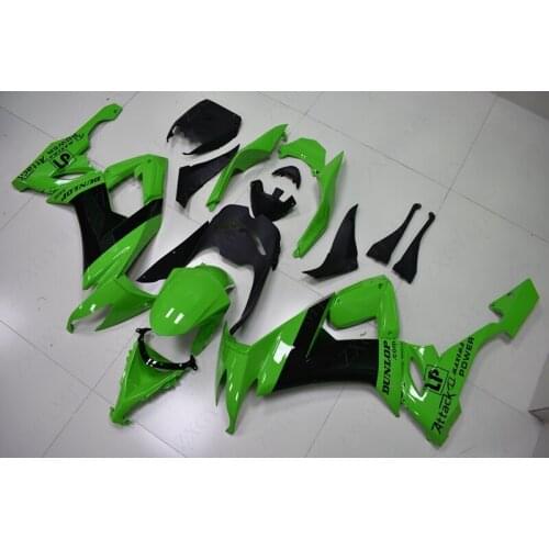Fairings ZX-10r 2008 - 2010 Green Black Full Body Kits for Kawasaki ZX10r 08 09 Plastic Fairings for Kawasaki ZX10r 2009