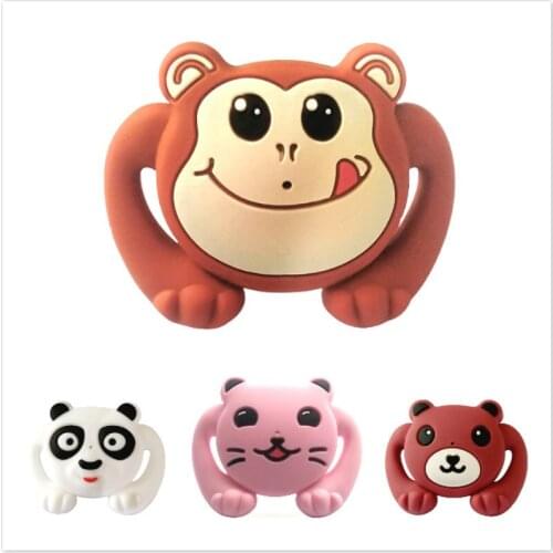 1pcs Cartoon Animals Nipple Baby Pacifier Safe Infant Toddler Soft Silicone Anti-dust Lid Baby Teether Teat Dummy Soothers