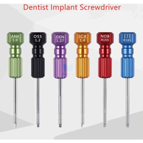 Dental Laboratory Implant Screwdriver Dental Orthodontic Matching Dental Tools Micro Screw Driver For Implants Drilling Tool