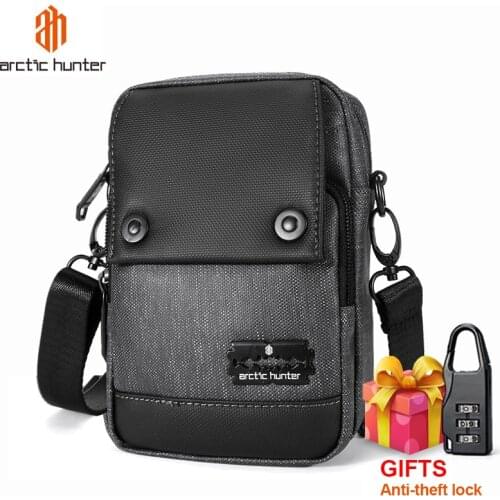 ARCTIC HUNTER 2020 New Multifunction Crossbody Bag for Men Shoulder Messenger Bags Male Waterproof Short Trip Chest Bag Pack